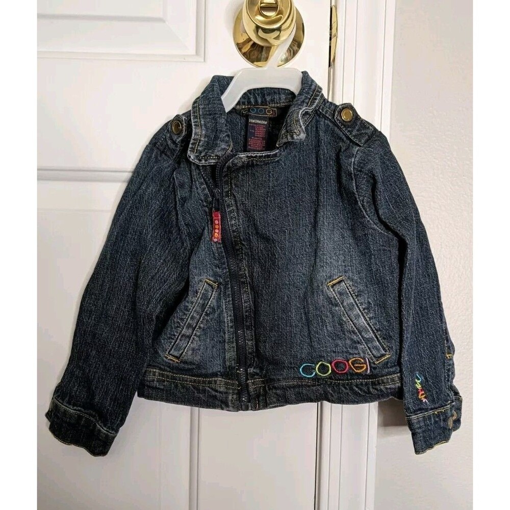 Cute Coogi Brand Toddler Denim Jean Jacket Size 24 Months